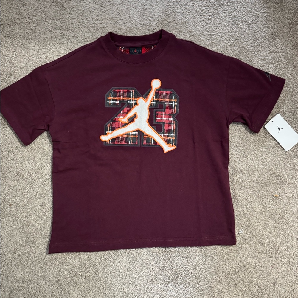 Jordan Maroon Graphic T-Shirt